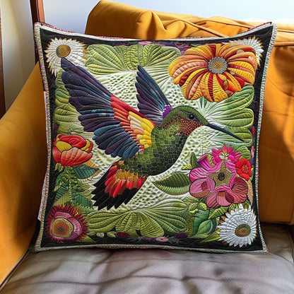 Hummingbird Flowers XR2007018CL Quilt Pillow Case