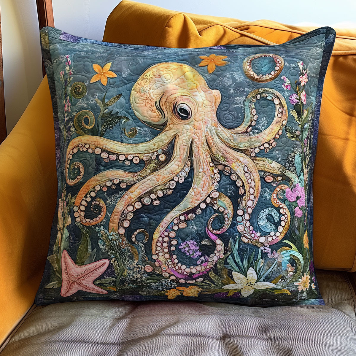 Octopus WO0107045CL Quilt Pillow Case