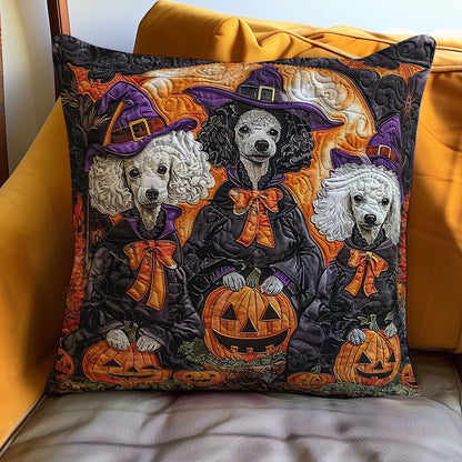 Poodle In Halloween WO0908034CL Quilt Pillow Case