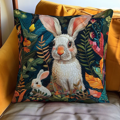 Rabbits In The Bushes WO3008042CL Quilt Pillow Case