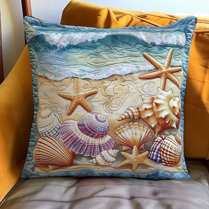 SeaShell WO1608007CL Quilt Pillow Case