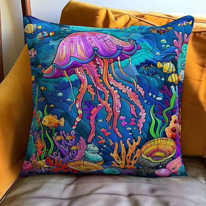 The Enchanted World Of Jellyfish WO1308027CL Quilt Pillow Case