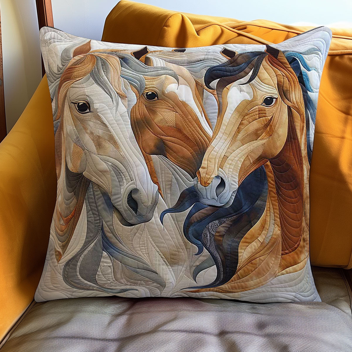 Three Horse XR1607016CL Quilt Pillow Case