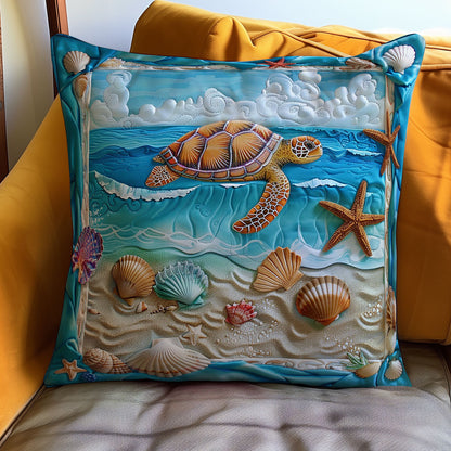 Turtle Sea WO2308043CL Quilt Pillow Case