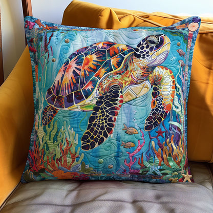 Turtle WO1308026CL Quilt Pillow Case