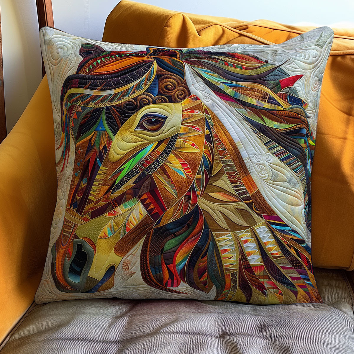 Whirlwind Riders Horse WO0908001CL Quilt Pillow Case