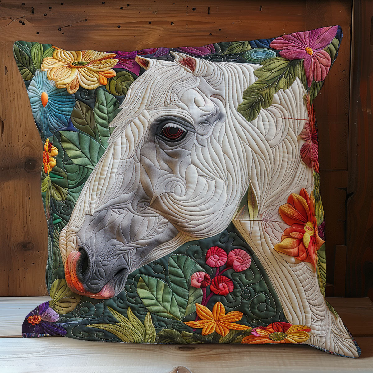 Charming Horse XR2507016CL Quilt Pillow Case