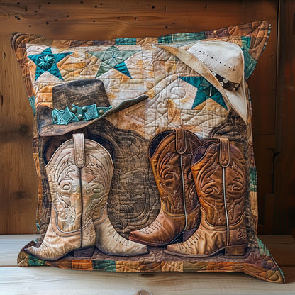 Cowboy Boots And Hats XR1607008CL Quilt Pillow Case