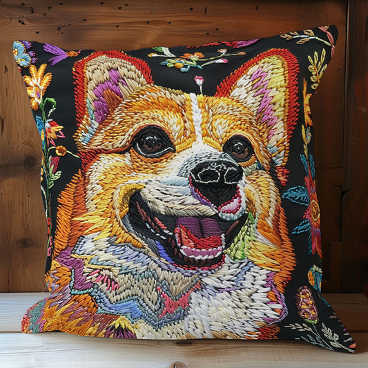 Cute Corgi XR1607012CL Quilt Pillow Case