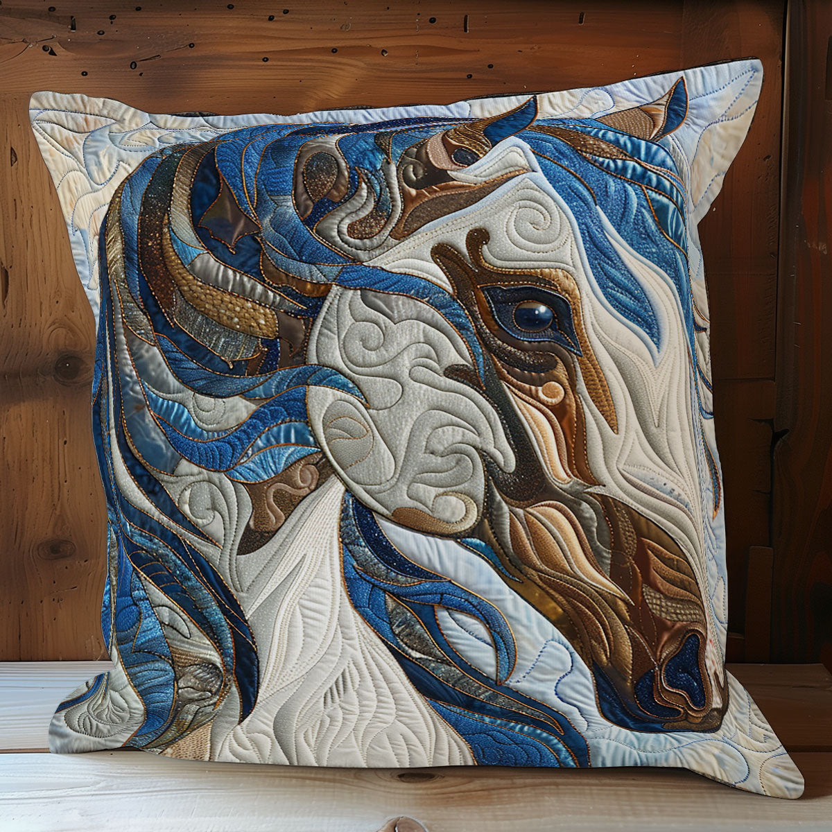 Horse XR1607005CL Quilt Pillow Case