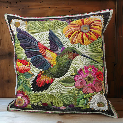 Hummingbird Flowers XR2007018CL Quilt Pillow Case