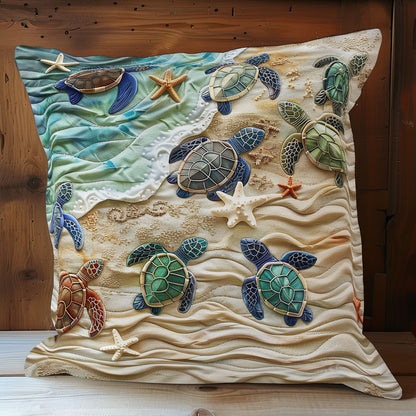 Sea Turtles XR1607014CL Quilt Pillow Case