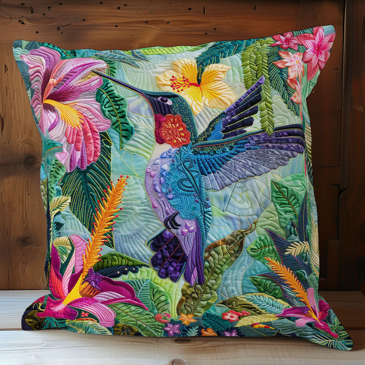 Tropical Hummingbird XR0108037CL Quilt