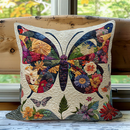 Butterfly And Flowers WO0608016CL Quilt Pillow Case