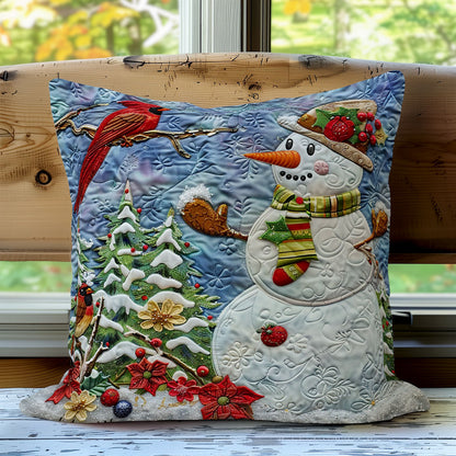 Candinal In Snow WO1008039CL Quilt Pillow Case