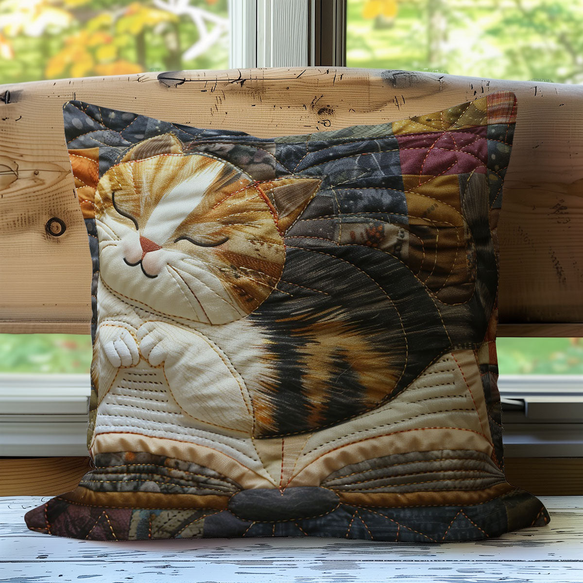 Cat And Book WO2607016CL Quilt Pillow Case