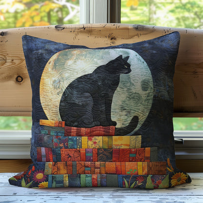 Cat And Moon WO2607014CL Quilt Pillow Case