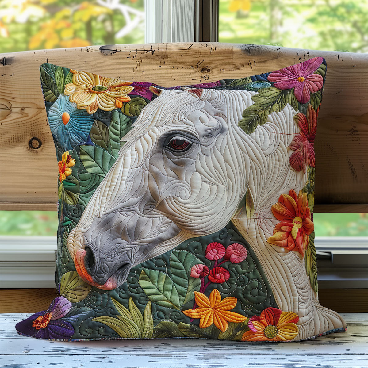 Charming Horse XR2507016CL Quilt Pillow Case