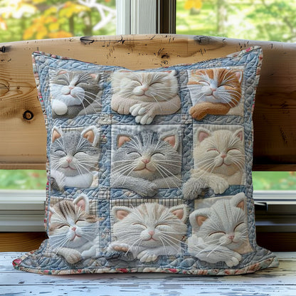 Cute Cats Sleeping WO2208030CL Quilt Pillow Case