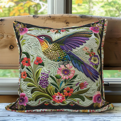 Dot Hummingbird XR2007015CL Quilt Pillow Case