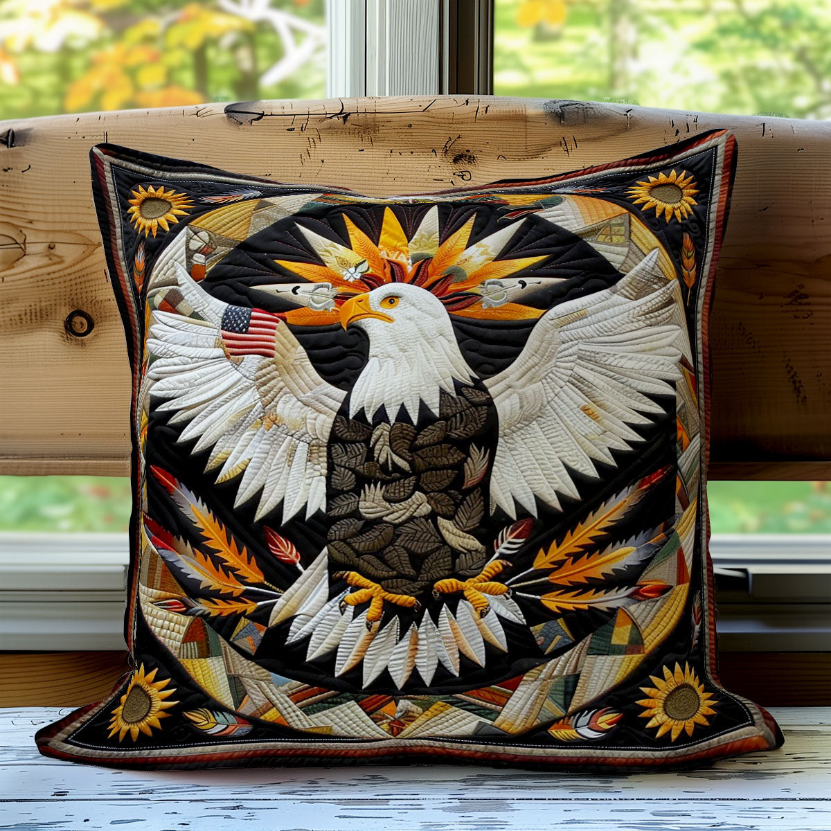 Eagle Native WO1308029CL Quilt Pillow Case