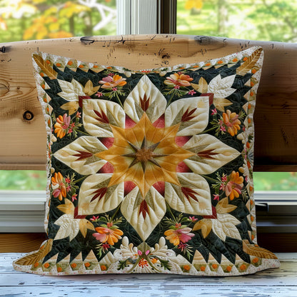 Flowers Pattern Lightly WO2008039CL Quilt Pillow Case