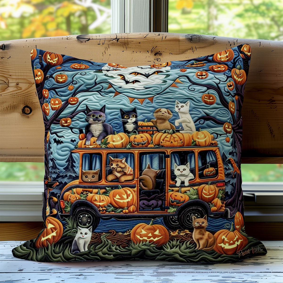 Halloween Together WO2008022CL Quilt Pillow Case