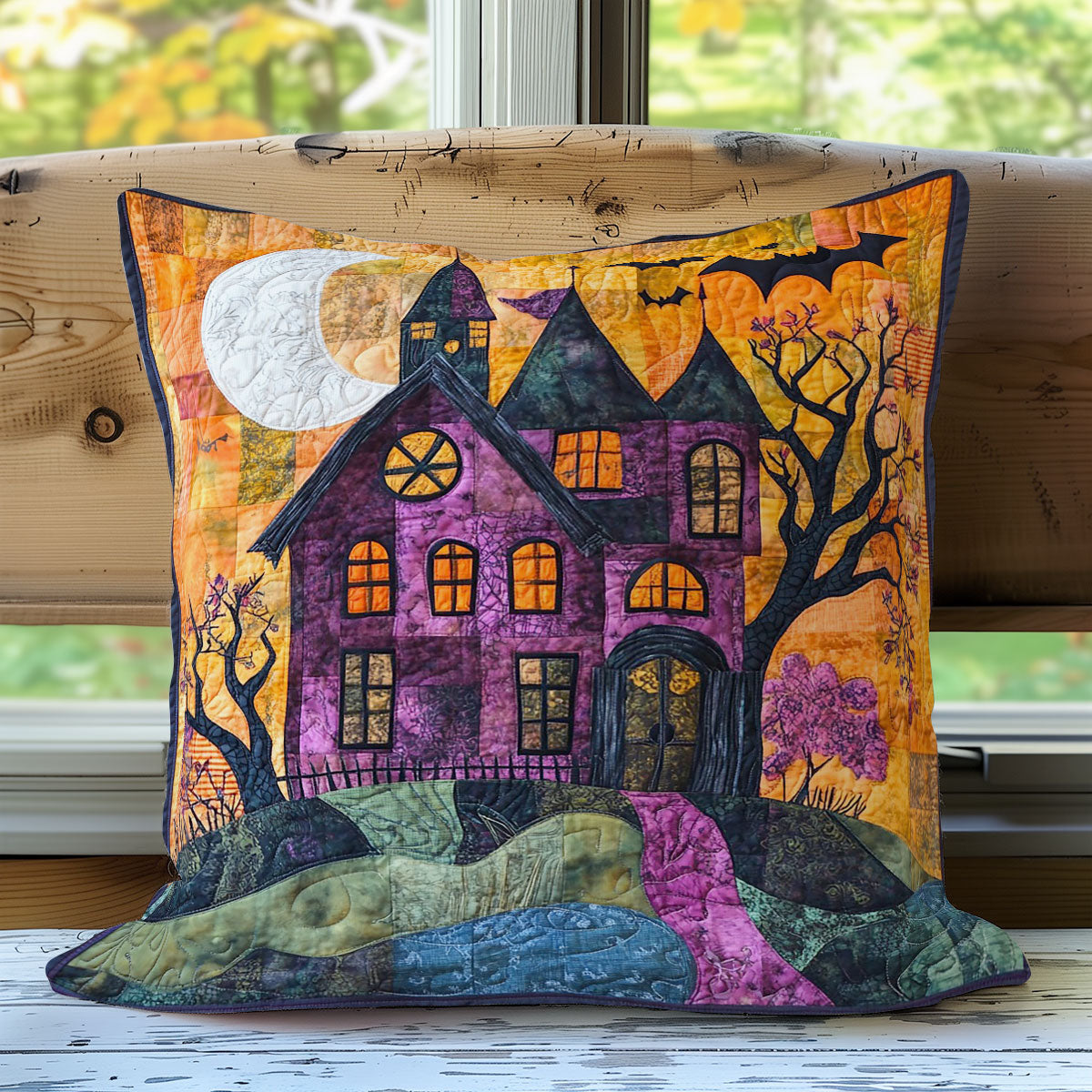 Halloween WO3107037CL Quilt Pillow Case