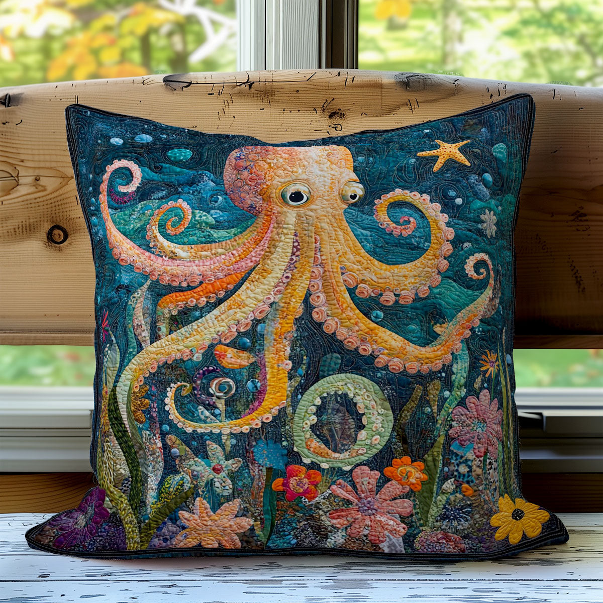 Octopus WO0108043CL Quilt Pillow Case