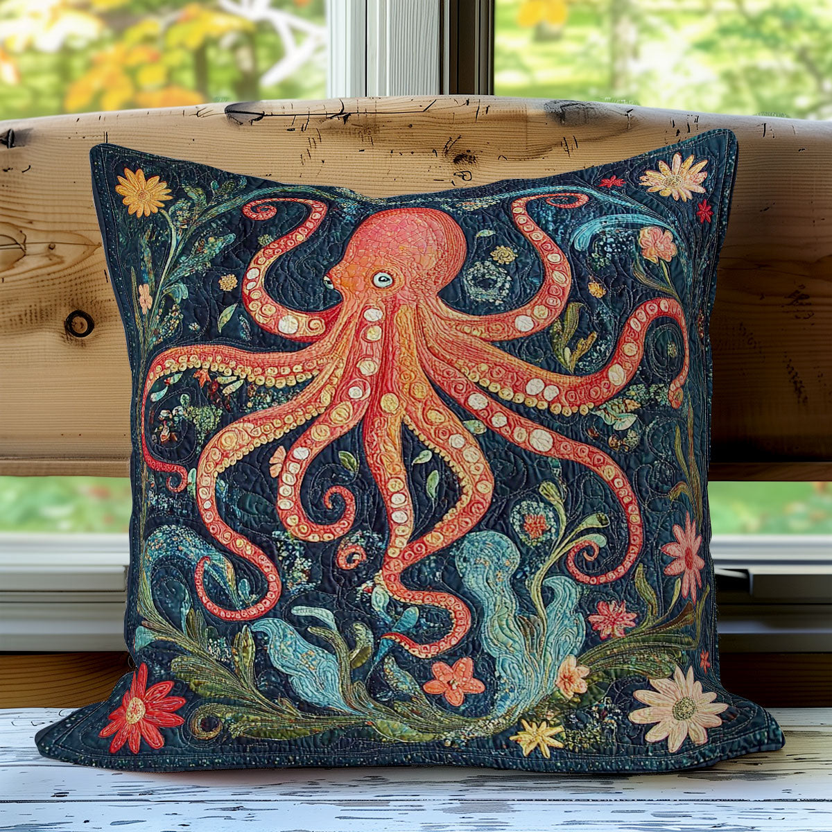 Octopus WO0108044CL Quilt Pillow Case