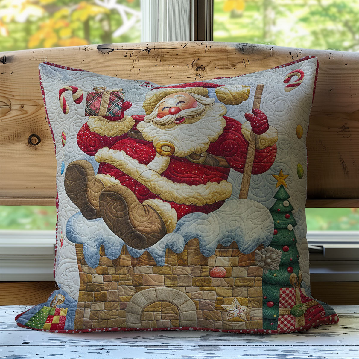 Santa Claus WO2607003CL Quilt Pillow Case