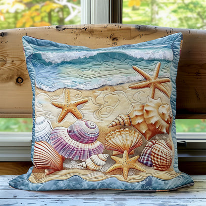 SeaShell WO1608007CL Quilt Pillow Case