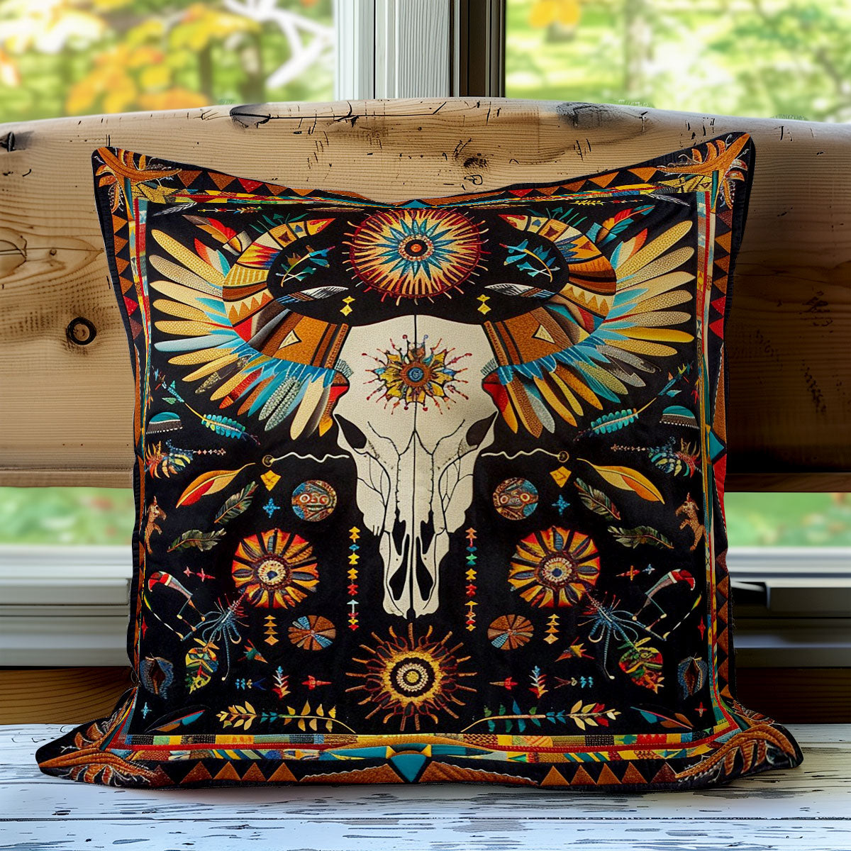 Skull In Culture WO0808033CL Quilt Pillow Case