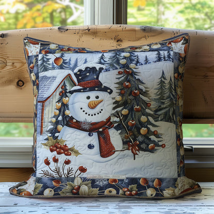 Snowman WO2607008CL Quilt Pillow Case