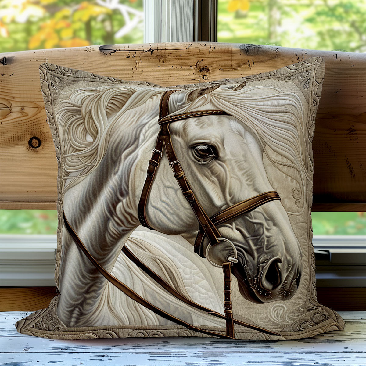 White Horse WO3008004CL Quilt Pillow Case