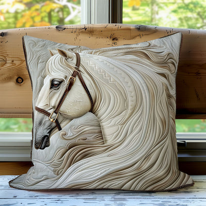 White Horse WO3008007CL Quilt Pillow Case