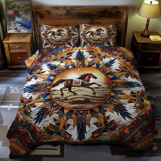 Horse Native American WJ0406002CL Duvet Cover Set