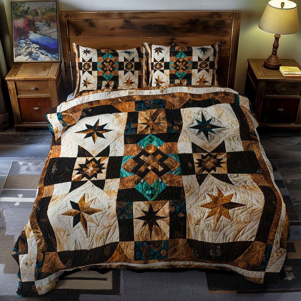 Western Inspired Star WJ1906020CL Duvet Cover Set