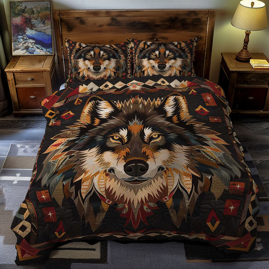 Wolf Native American WJ0606005CL Duvet Cover Set