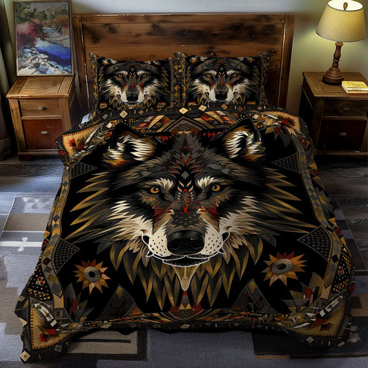 Wolf Native American WJ0606020CL Duvet Cover Set