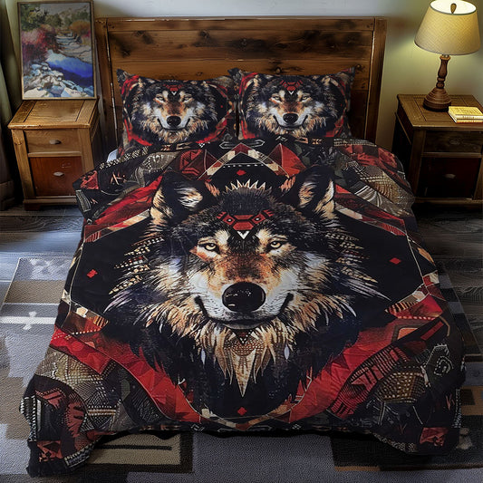 Wolf Native American WJ0706019CL Duvet Cover Set