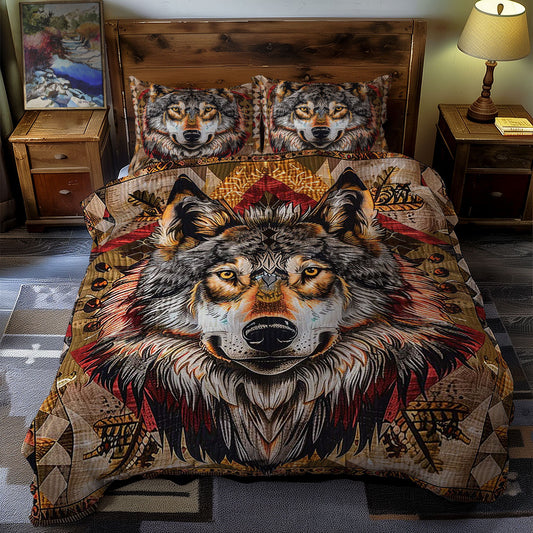 Wolf Native American WJ0706020CL Duvet Cover Set