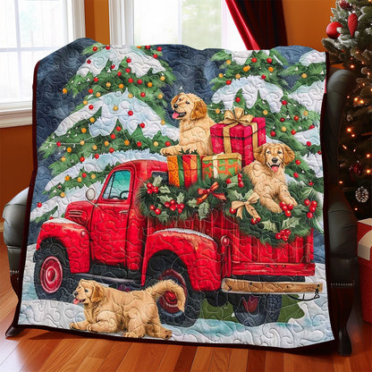 Christmas Gift Golden WP1008006CL Quilt