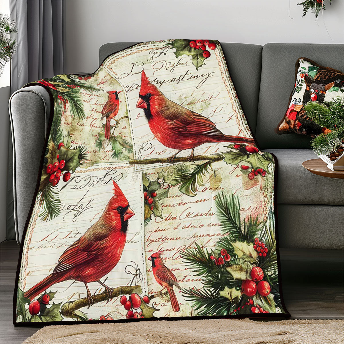 Cardinal Letter WP1008002CL Quilt