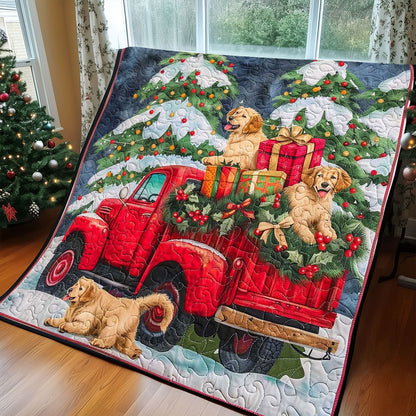 Christmas Gift Golden WP1008006CL Quilt