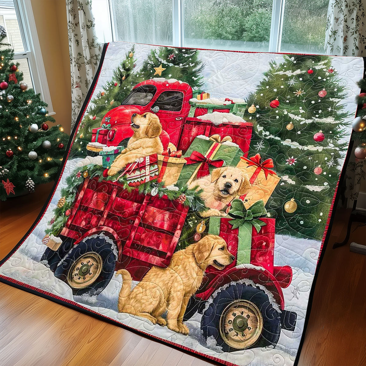 Christmas Gift Truck WP1008007CL Quilt