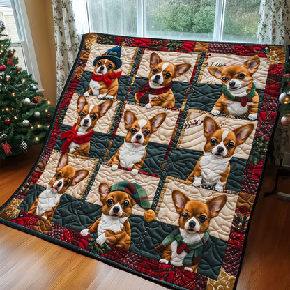 Happy Corgi WM2908017CL Quilt