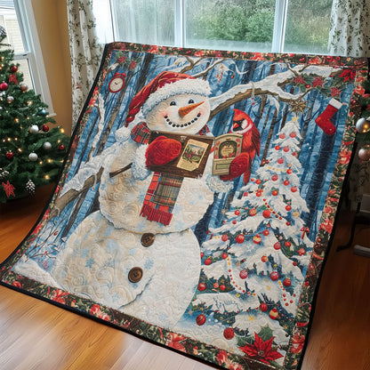 Happy Snowman WM2308031CL Quilt