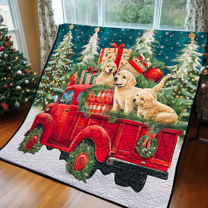 Red Christmas Truck WP1008017CL Quilt