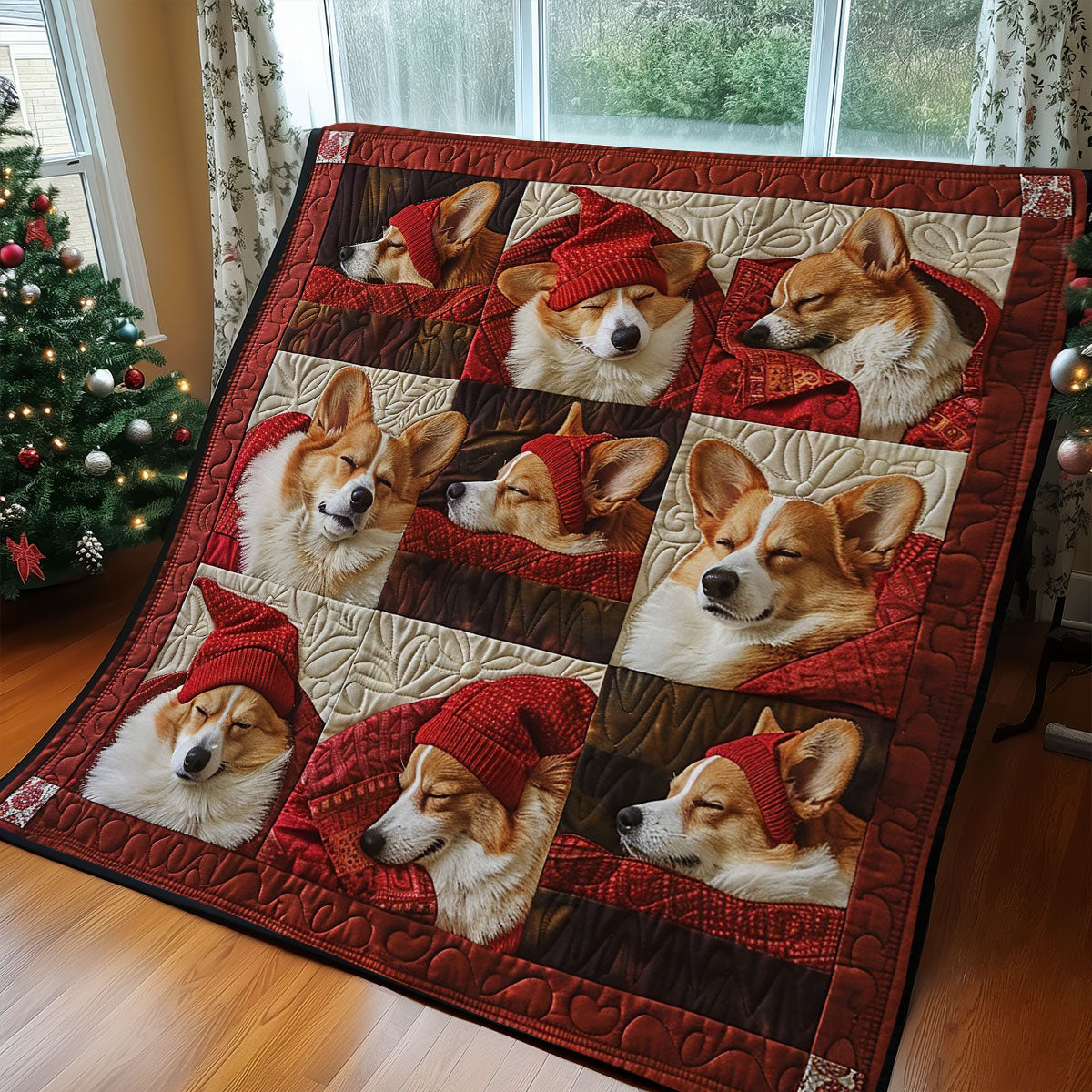 Red Corgi WM2808050CL Quilt